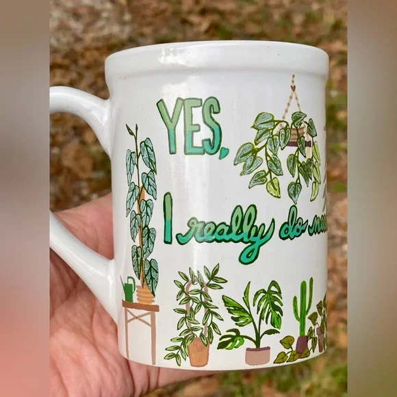 Handpainted Planty Mug - Picture 6 of 8